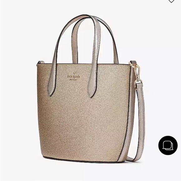 Kate Spade glitter glimmer satchel NWT
gold designer - Picture 3 of 7